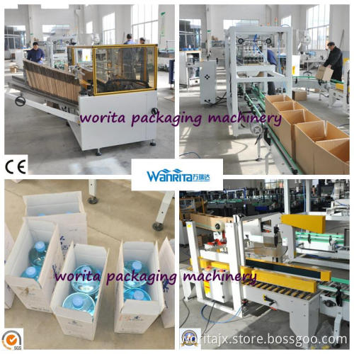 Automatic Adhesive Tape Carton Packaging Machine for Bottles